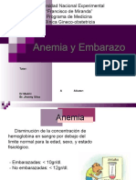 Anemia y Embarazo