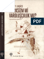 György Lukacs Marksizm Mi Varoluşçuluk Mu Yordam Kitap