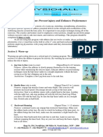 The PEP Program: Prevent Injury and Enhance Performance: Section I: Warm-Up