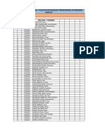 Registro de Evaluacion Del ''Ii Ciclo de Actualizacion Preprofesional en Ingeniería Agrícola'' AULA: J - 107 Grupo Iv