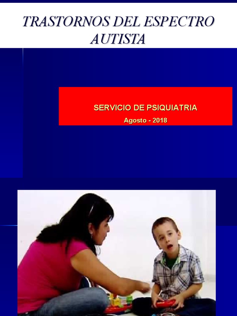 Trastornos de Espectro Autista | PDF | Espectro autista | Serotonina