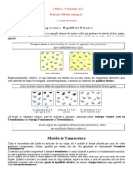 Temperatura - Aula 01 - Física II - Mtecs e ETIM