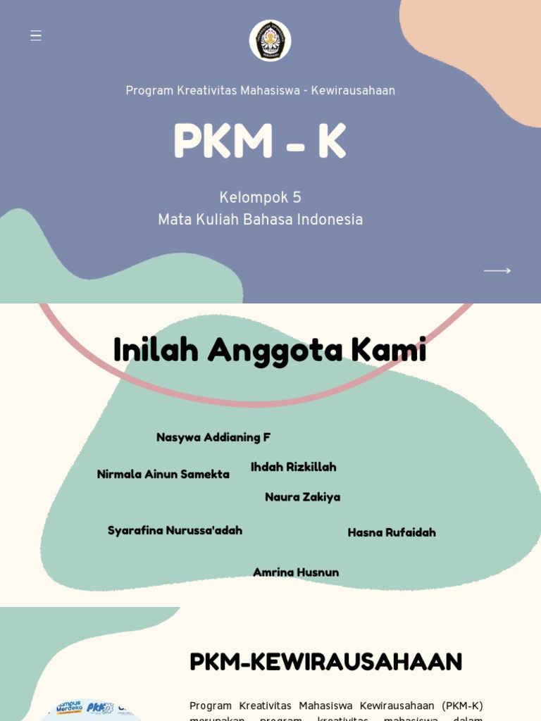 Proposal PKM Kewirausahaan 2025 | PDF | Karier & Perkembangan