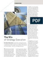 The 5Cs of Strategy Execution