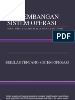 Perkembangan Sistem Operasi