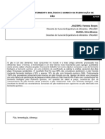 Comparação entre fermentos biológico e químico na fabricação de pão