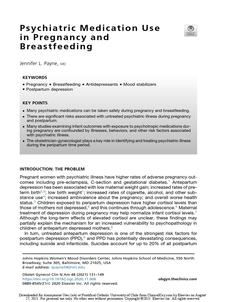 NATIONAL PREGNANCY REGISTRY FOR PSYCHIATRIC MEDICATIONS intelligence overview