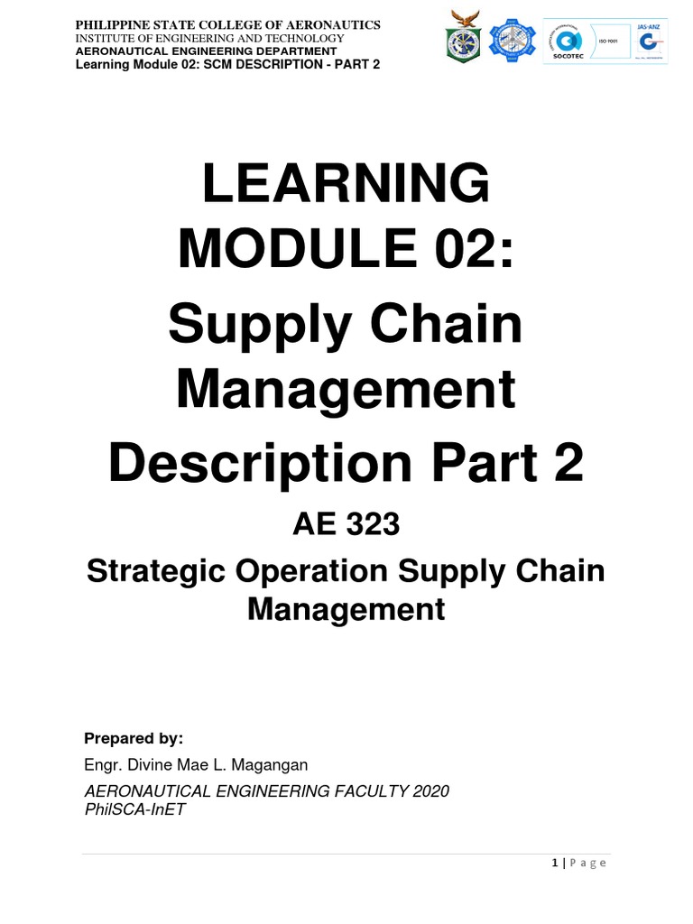 Supply Chain Management Overview Part 2 | PDF | Supply Chain Management ...
