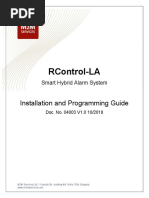 RControl-LA Installation and Programming Manual v1.0 - 201810