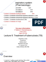 Respiratory System (Pharmacology) : - Lecture 4: Treatment of Allergic Rhinitis 18/4