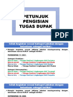 Petunjuk Pengisian DUPAK JF TSL