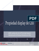 Css Propiedad Display