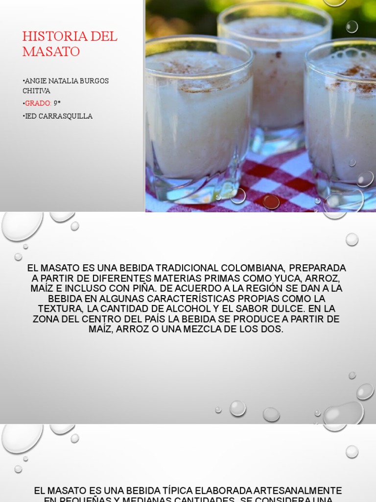 Historia y características del masato | PDF