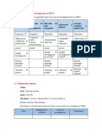 Proceso general de investigación en UPGD