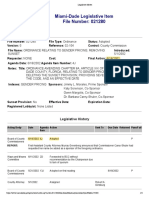 Legislative History - Miami-Dade County Gender Pricing Ordinance 1996 - 2002