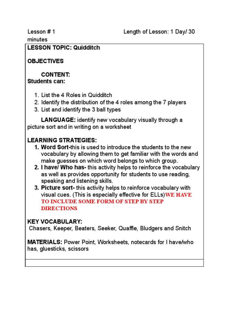 Siop Lesson Plan | PDF | Career & Growth | Foreign Language Studies