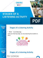 Stages of A Listening Activity