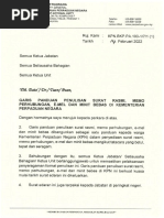 Contoh Format Surat Rasmi | PDF