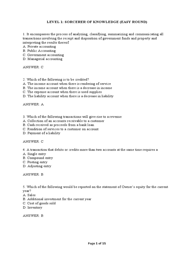 Quiz bee questions pdf