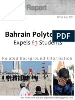 REPORT - Related Background Information on the Expulsion of the Students