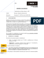 Opinión 013-2021 - SBS - Encargo A Organismo Internacional PDF