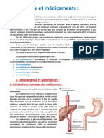 Foie Et Médicaments