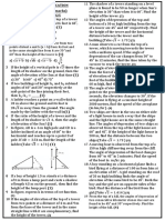 Maths Application of Trignometry New