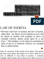 SCIENCE8 Newton's Three Laws of Motion