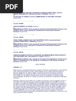 JAIME N. SORIANO Et - Al. vs. SEC. of FINANCE Et - Al. G.R. No. 184450 January 24 2017