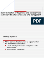 Early Detection Schizophrenia in Primary Health Service