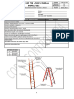 For-SST-013. Check List Pre Uso de Escaleras - USO - EFE