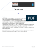 Vacuometro - Diagnostico Del Estado Del Motor