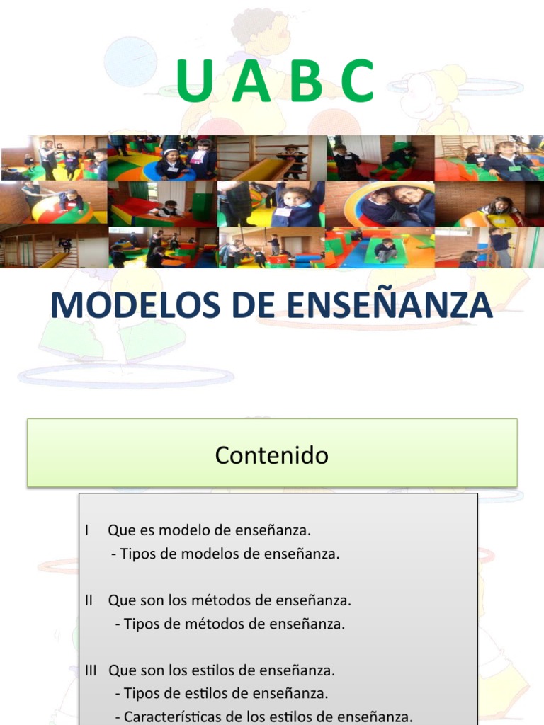 Modelos de Enseñanza Unidad 1 | PDF | Método de enseñanza | Aprendizaje
