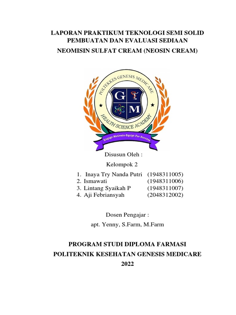 Evaluasi Neosin Cream untuk Infeksi Kulit | PDF | Memasak, Makanan ...