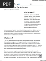 Laravel Tutorial For Beginners