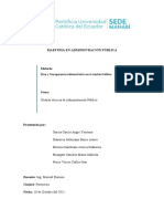 El Papel de La Administración Pública en Las Sociedades Democráticas