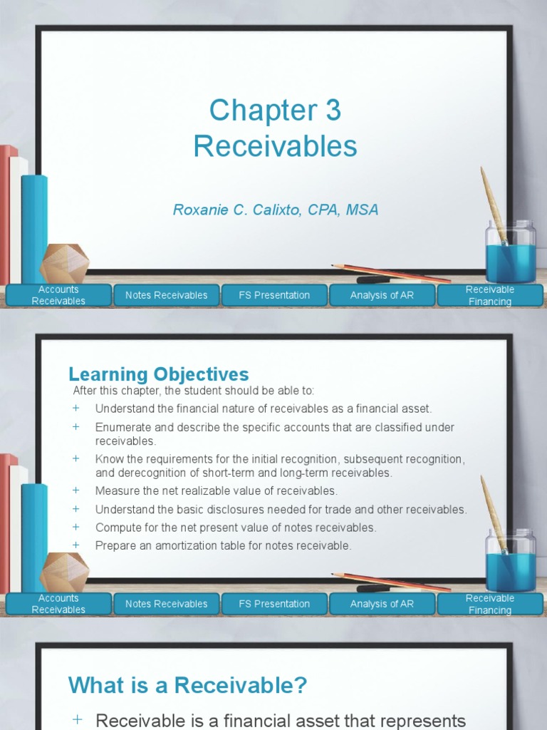 Net Realizable Value of Receivables | PDF | Present Value | Economies