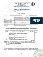 PERSONAL DEVELOPMENT 1st Quarter