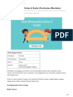 Soal Matematika Kelas 4 Sudut Kurikulum Merdeka