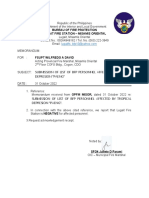 Lugait FS Submission Inrelation To Affected Personnel by Tropical Depresion PAENG