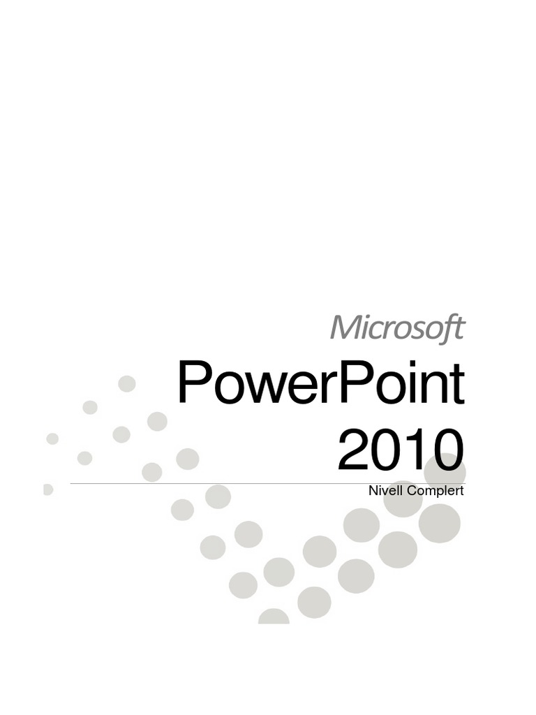 Powerpoint 2010 pdf