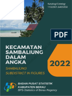 Kecamatan Sambaliung Dalam Angka 2022