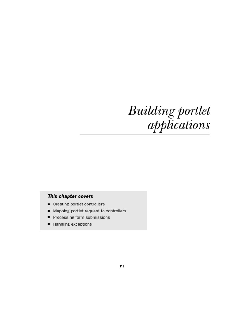 Building Portlet Applications with Spring | PDF | Java Servlet | Spring ...