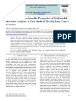 Subtitle Translation From The Perspective of Multimodal Discourse Analysis: A Case Study of The Big Bang Theory