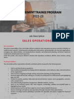 JD - Sales Operations