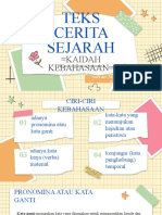 Teks Cerita Sejarah - Kebahasaan