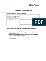 Evaluación Permanente 3: Curso: Trade Marketing Y Category Management