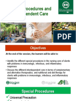 SPECIAL PROCEDURES and INTERDEPENDENT CARE
