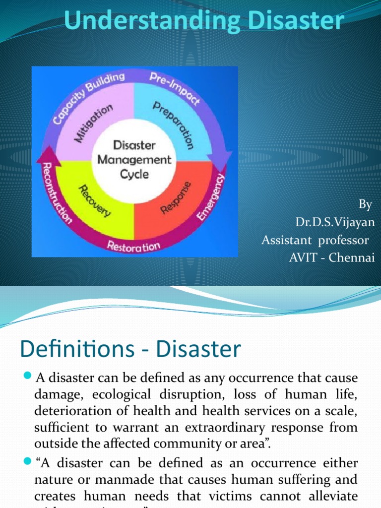 Understanding Disasters Pdf Hazards Emergency Management