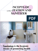 Concepts of Sanitation and Sanitizer